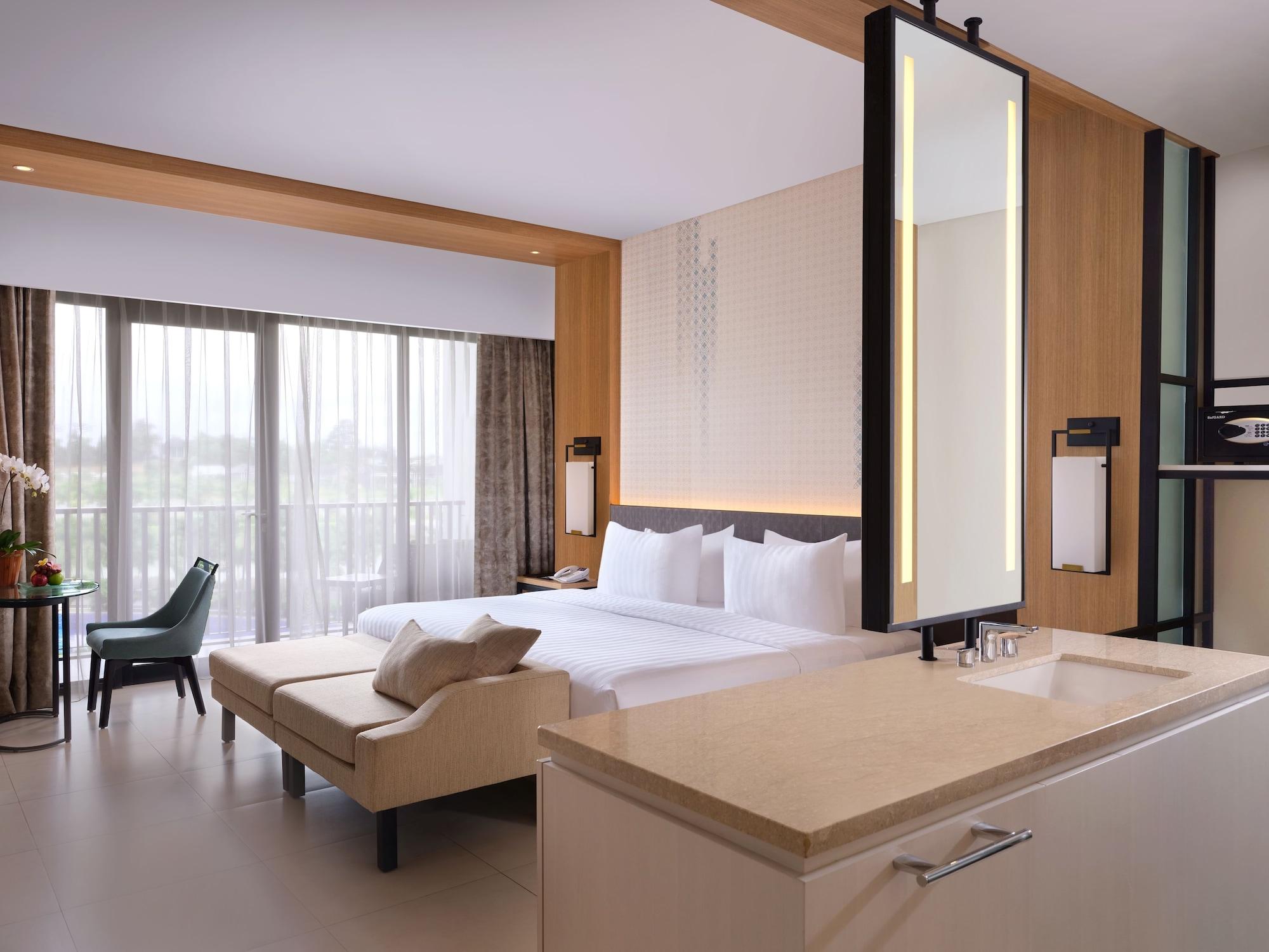 Hotel Santika Premiere Bandara Palembang Palimbão Exterior foto